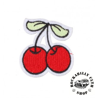 DOPLŇKY / ACCESSORIES - Nášivka Rocka Cherries Red