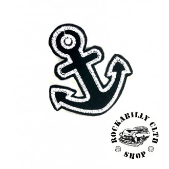 DOPLŇKY / ACCESSORIES - Nášivka Rocka Anchor Blk/Wht