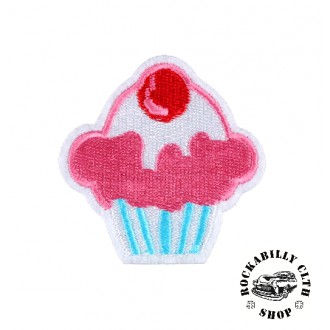 DOPLŇKY / ACCESSORIES - Nášivka Rocka Cupcake Pink