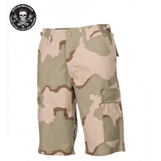 OUTLAW BASTARDS - Kraťasy pánské Outlaw Bastards Rip Stop Skull Desert