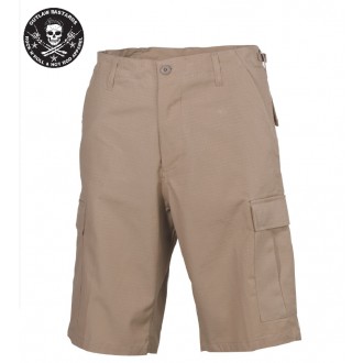 OUTLAW BASTARDS - Kraťasy pánské Outlaw Bastards Rip Stop Skull Khaki