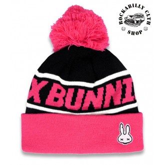DĚTIČKY / KIDS - Dětský kulich Six Bunnies Pom-Pom Pink Beanie