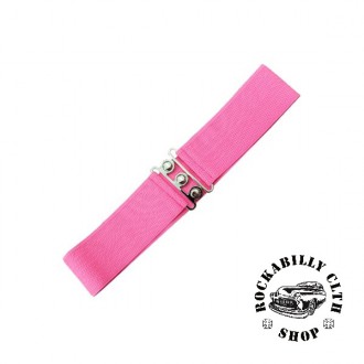 HOLKY / GIRLS - Elastický retro pásek Banned růžový