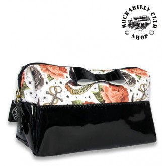 LIQUOR BRAND - Taštička Kosmetická Liquor Brand Rose Tattoo