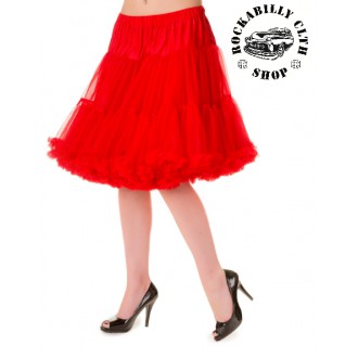 HOLKY / GIRLS - Spodnička dámská retro rockabilly pin-up Banned Walkabout Petticoat Red