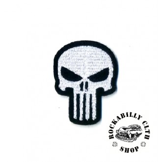DOPLŇKY / ACCESSORIES - Nášivka Rocka Punisher White