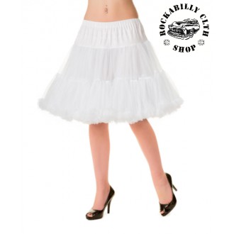 HOLKY / GIRLS - Spodnička dámská retro rockabilly pin-up Banned Walkabout Petticoat White