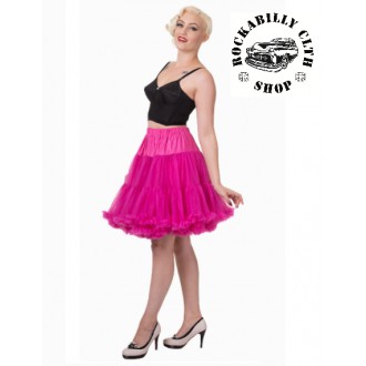 HOLKY / GIRLS - Spodnička dámská retro rockabilly pin-up Banned Walkabout Petticoat Hot Pink
