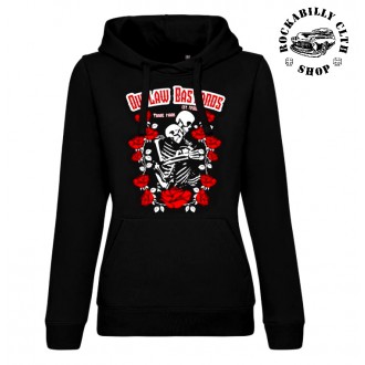 HOLKY / GIRLS - Dámská mikina s kapucí Outlaw Bastards Forever Love