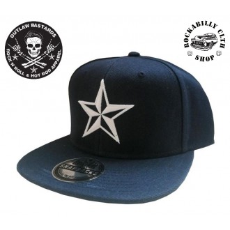 OUTLAW BASTARDS - Kšiltovka Outlaw Bastards Snapback Nautical Blue