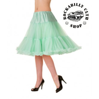 HOLKY / GIRLS - Spodnička dámská retro rockabilly pin-up Banned Walkabout Petticoat Mint