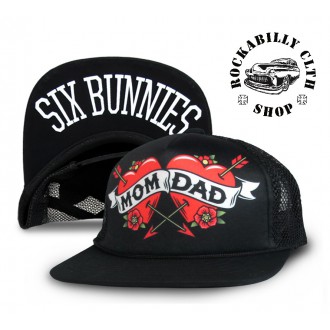 DĚTIČKY / KIDS - Dětská kšiltovka truckerka Six Bunnies Mom & Dad