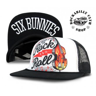 DĚTIČKY / KIDS - Dětská kšiltovka truckerka Six Bunnies Born To Rock & Roll