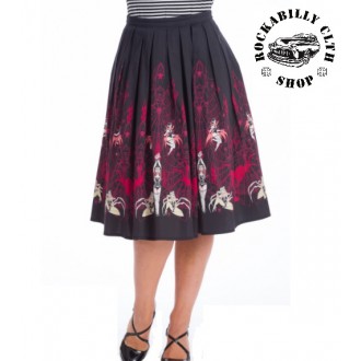 HOLKY / GIRLS - Dámská sukně Banned Vixens Flared Skirt