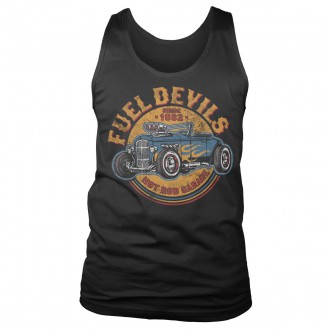 FUEL DEVILS - Pánské tílko Fuel Devils Flame Rod Tank Top