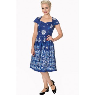 HOLKY / GIRLS - Dámské šaty Rockabilly Retro Pin Up Banned Follow You Dress