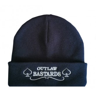 OUTLAW BASTARDS - Kulich čepice Outlaw Bastards Spades Navy