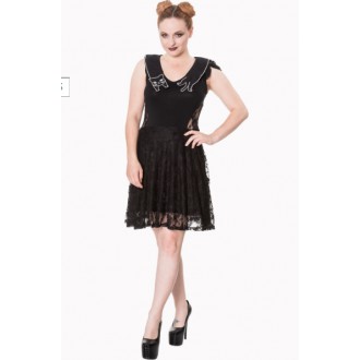 HOLKY / GIRLS - Dámské šaty Rockabilly Retro Pin Up Banned Blondie Dress