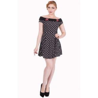 HOLKY / GIRLS - Dámské šaty Rockabilly Retro Pin Up Banned Reverly Mini Dress