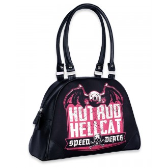 HOTROD HELLCAT - Dámská taška kabelka retro rockabilly pin-up Hotrod Hellcat Speed Death