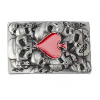DOPLŇKY / ACCESSORIES - Přezka na pásek Rocka Spade Skulls Buckle