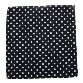 DOPLŇKY / ACCESSORIES - Šátek bandana puntíky Rocka Polka Dot Black
