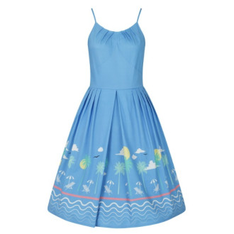 HOLKY / GIRLS - Dámské šaty Rockabilly Retro Pin Up Banned 50´s Holiday Dress