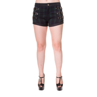 HOLKY / GIRLS - Dámské kraťasy Banned Buckle Shorts Green