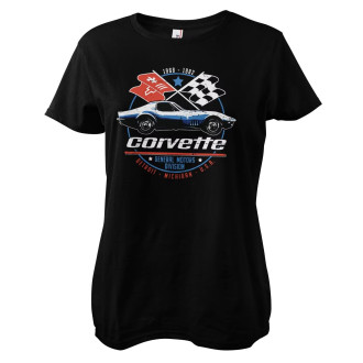 AMERICAN CARS - Dámské tričko American Cars Corvette C3 GM Division Girly Tee