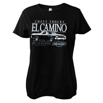AMERICAN CARS - Dámské tričko American Cars Chevy El Camino Big Block Girly Tee