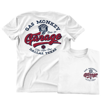 GAS MONKEY GARAGE - Pánské tričko Gas Monkey Garage Hot Rod Shop Logo T-shirt