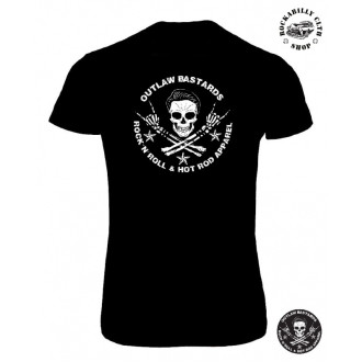OUTLAW BASTARDS - Tričko Dámské Outlaw Bastards Skull