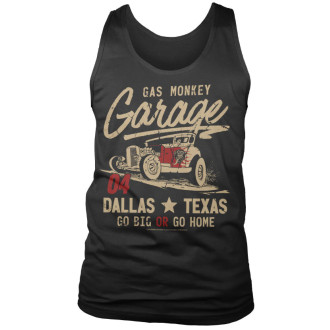 GAS MONKEY GARAGE - Pánské tílko Gas Monkey Garage Go Big Or Go Home Tank Top