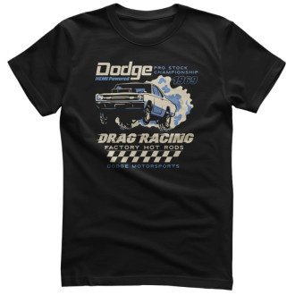 AMERICAN CARS - Tričko pánské American Cars Dodge Factory Hot Rods T-shirt