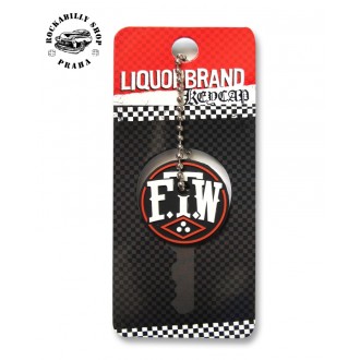 LIQUOR BRAND - Přívěsek /obal na klíče Liquor Brand F.T.W.