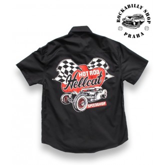 HOTROD HELLCAT - Pánská Košile Hotrod Hellcat Speed Shop