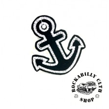 Nášivka Rocka Anchor Blk/Wht