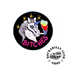 Nášivka Rocka Bitches Unicorn Smokin´