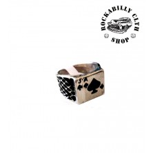 Prsten stříbrný Rocka Aces Silver