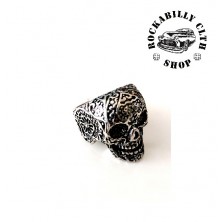 Prsten stříbrný Rocka Vintage Skull Silver