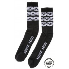 Pánské ponožky Kustom Kreeps Guys Chain Socks Black