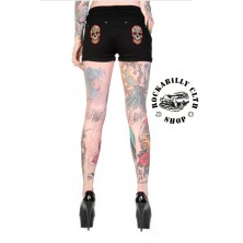 Dámské kraťasy Banned Candy Skull Shorts