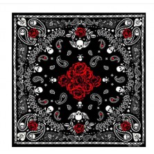 Šátek lebky Rocka Skulls & Roses