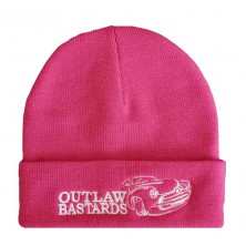 Kulich čepice Outlaw Bastards Kustoms Pink