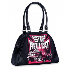 Dámská taška kabelka retro rockabilly pin-up Hotrod Hellcat Monster Madness