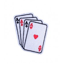 Nášivka esa karty Rocka Poker Cards