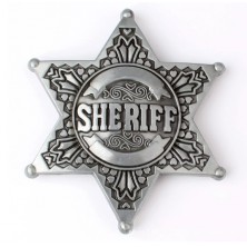 Přezka na pásek Rocka Sheriff Silver