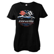 Dámské tričko American Cars Corvette C3 GM Division Girly Tee