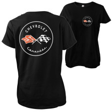 Dámské tričko American Cars Corvette C1 Logo Girly Tee