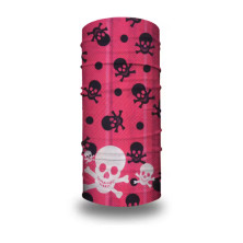 Nákrčník Lebky Rocka Neck Tube Skulls Pink